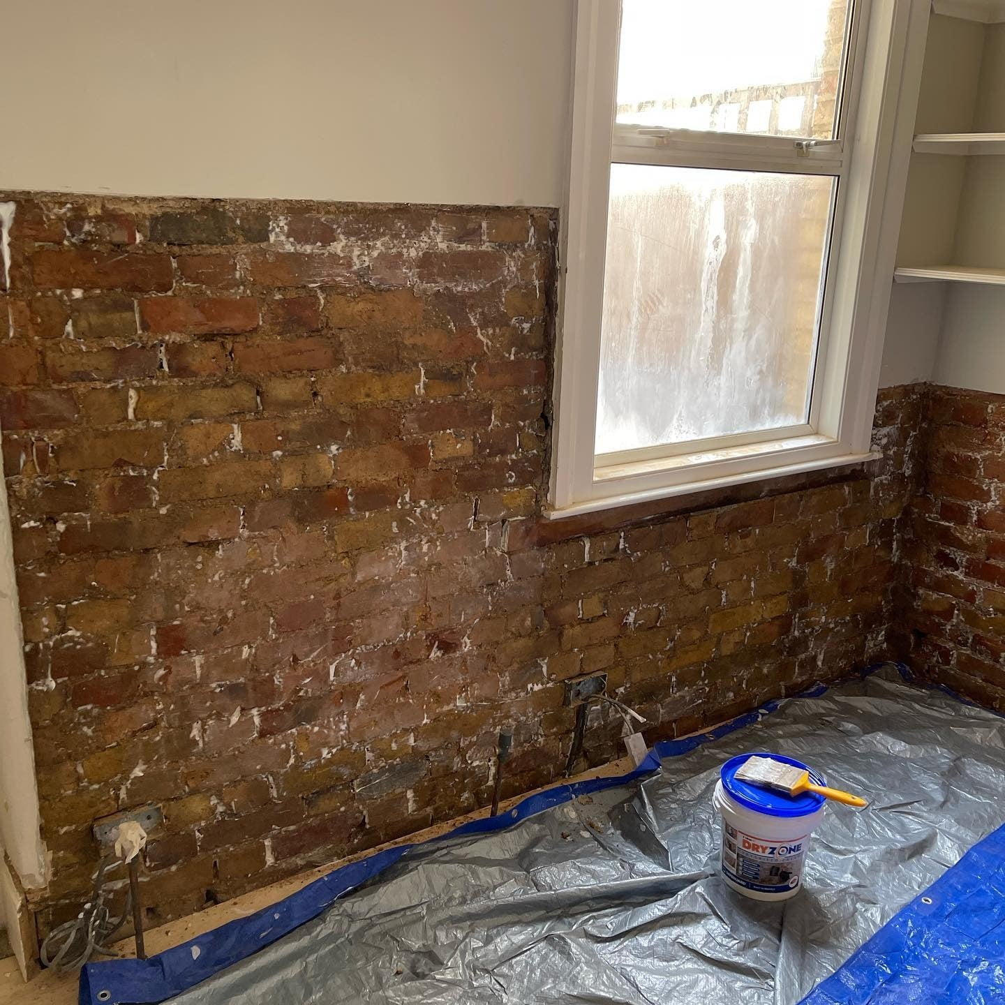 Damp proofing site photo